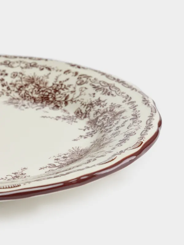 Тарелка обеденная, 28 см, Шишки и цветы, Pine lace, image-3