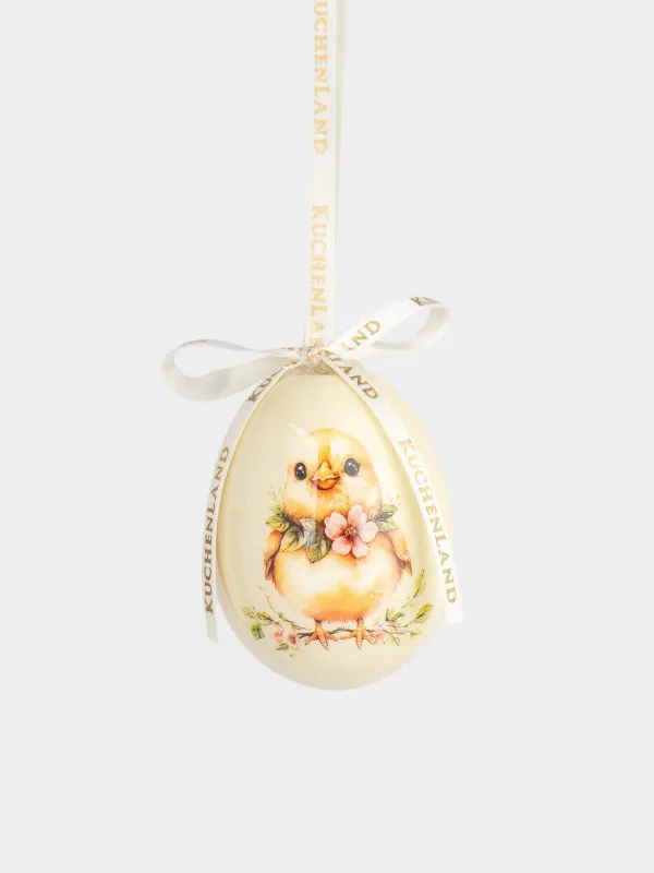 Подвеска, пасхальное яйцо, 6 см, Цыпленок, Easter, image-1