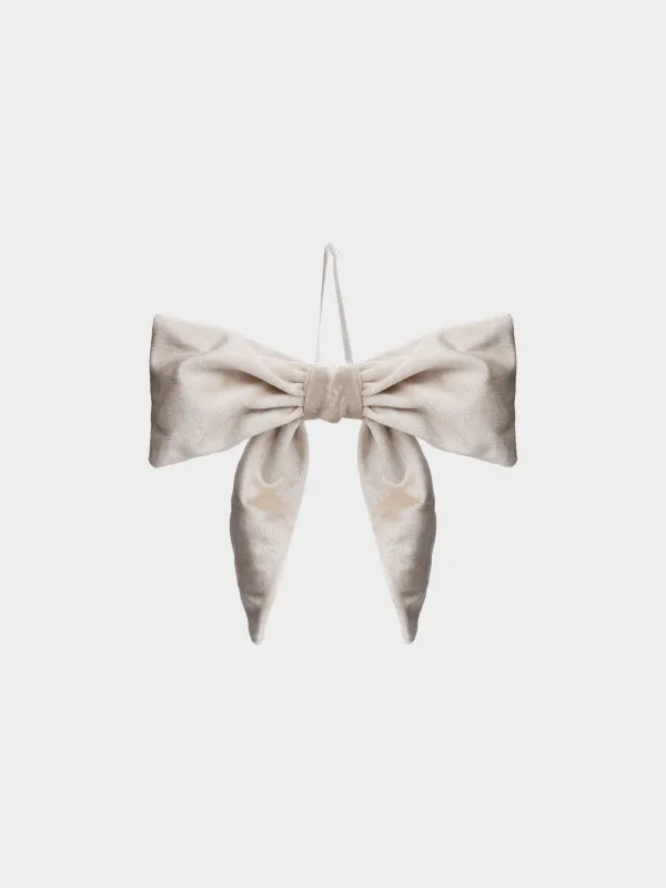 Украшение декоративное, 24 см, Бархатный бант, Vogue bow, image-0