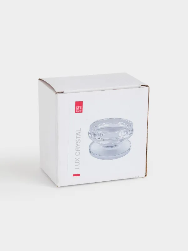 Подсвечник 7х7 см, для чайной свечи, Lux crystal, image-4