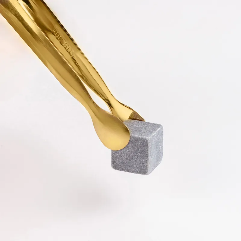 Набор кубиков для охлаждения напитков, 12 пр, с щипцами, в коробке, мрамор/сталь, Bar, image-7