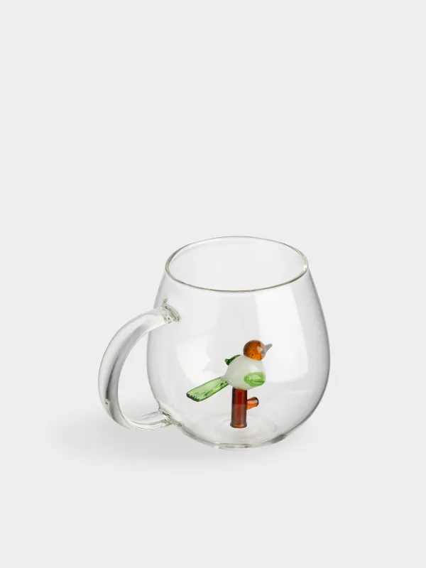 Кружка, 430 мл, стекло Б, Птица, Shape, image-1