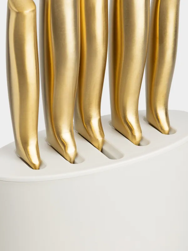 Набор ножей, 5 предметов, в подставке, Ritlen, image-2