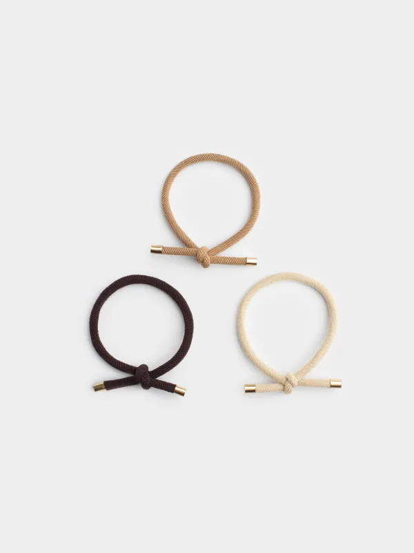 Резинка для волос, 3 шт, Узел, Knot, image-0