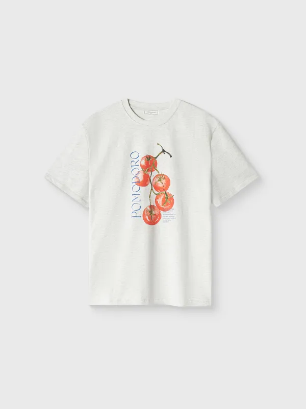 Футболка женская, р. S, хлопок, серый меланж, Pomodoro, Alvida, image-5