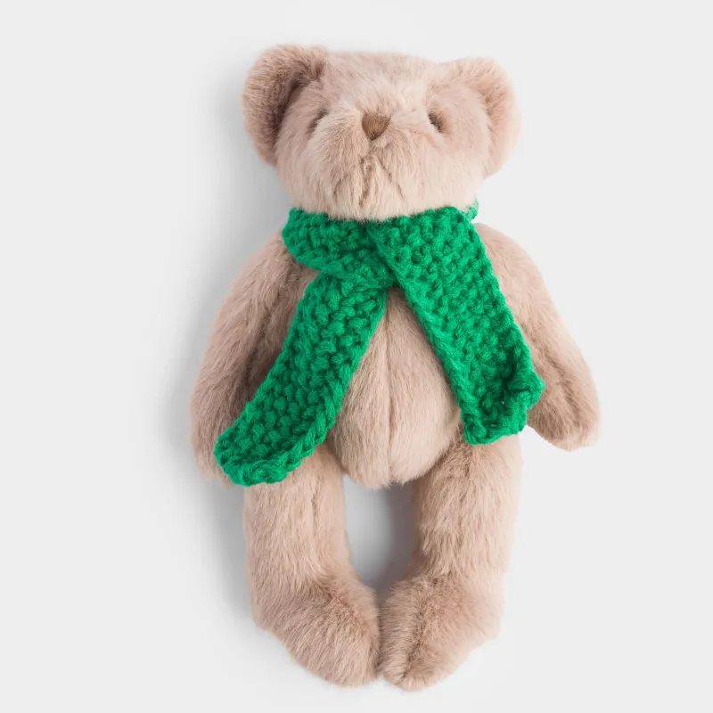 Игрушка, 25 см, мягкая, с подвижными лапами, полиэстер, коричневая, Мишка, Bear, image-3