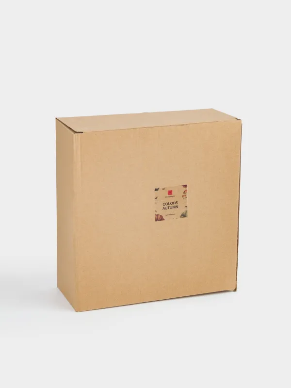 Ваза для фруктов, 26х9 см, керамика, коричневая, Листья, Colors autumn, image-4