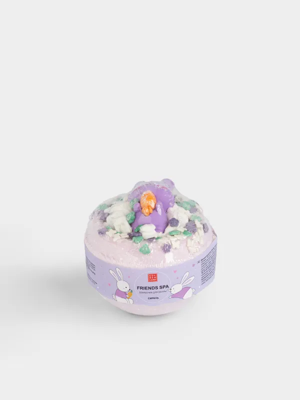 Бомбочка для ванны, с игрушкой, Сирень, Friends spa, image-3