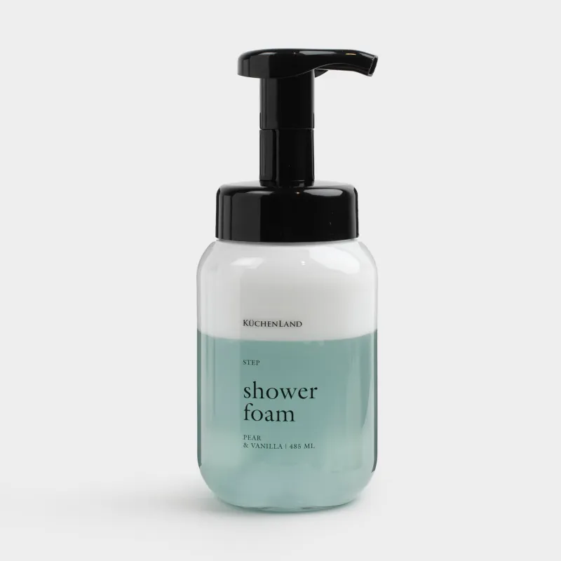 Гель-пенка для душа, 485 мл, увлажняющий, Груша/Ваниль, Step