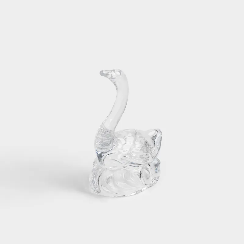 Статуэтка, 12 см, стекло, Лебедь, Swan