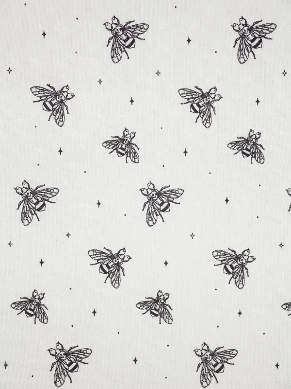 Полотенце кухонное, 40х60 см, хлопок, белое, Пчелы, Honey, image-2