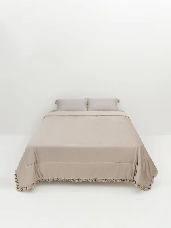 Покрывало, 220х240 см, стеганое, с рюшами, Stitch velvet, image-5