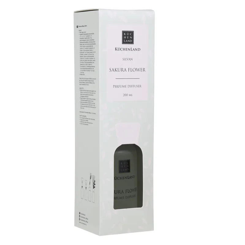 Ароматический диффузор, 200 мл, Sakura Flower, Silvan, image-1