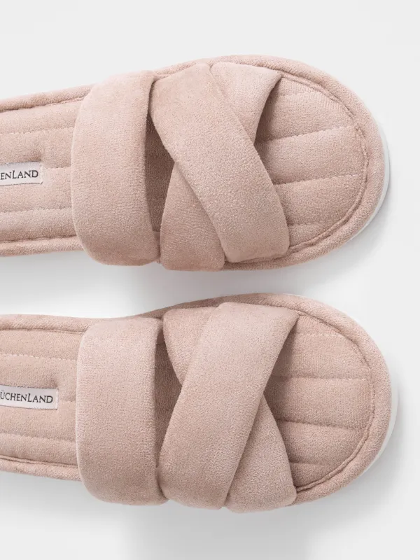 Тапочки домашние, пыльно-розовые, Sunlit, image-2