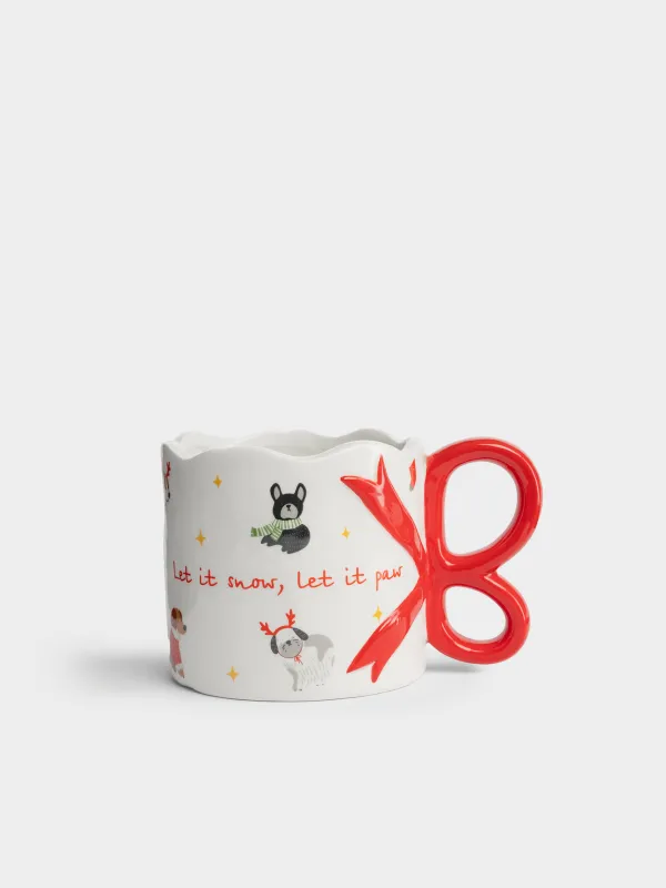 Кружка, 420 мл, Собаки, Christmas dog, image-0