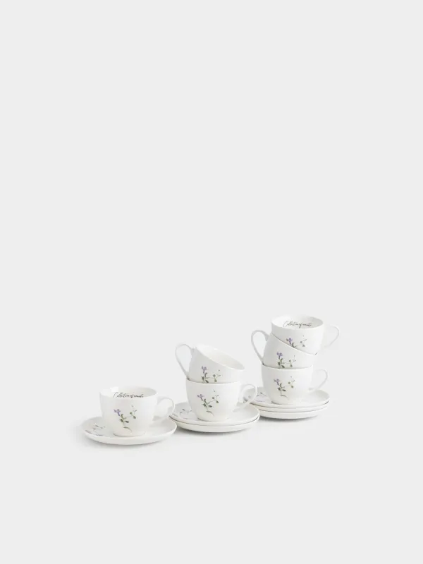 Пара чайная, на 6 персон, 220 мл, Полевые цветы, Cowslip, image-0