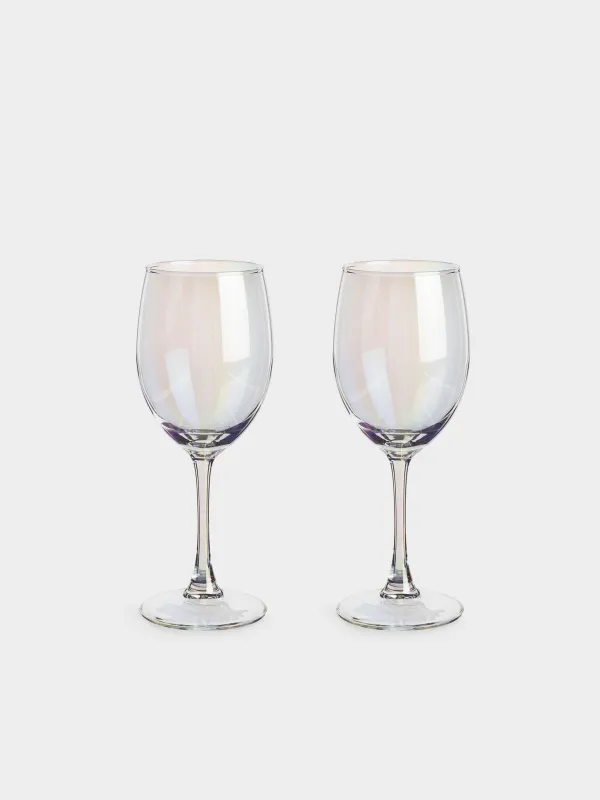 Бокал для красного вина, 420 мл, 2 шт, стекло, перламутр, Floyd polar, image-0