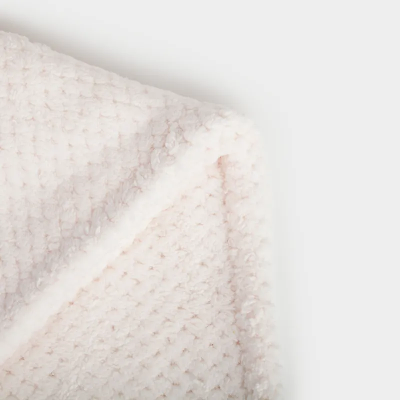 Полотенце-тюрбан для волос, 59х20 см, флис, молочное, Ratine, image-3