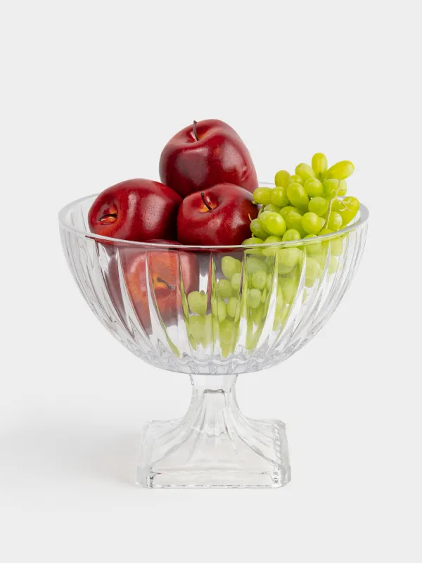 Ваза для фруктов, 25х22 см, на ножке, Glare, image-4