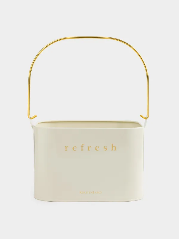 Органайзер для моющих средств, 21х15 см, переносной, металл, белый, Compact gold , image-0