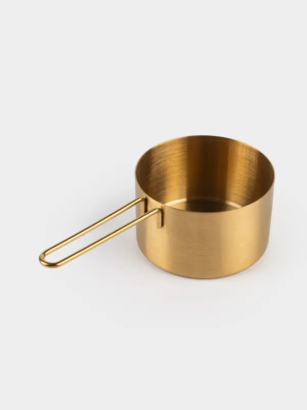 Ложка мерная, 250 мл, сталь, золотистая, Device gold, image-1