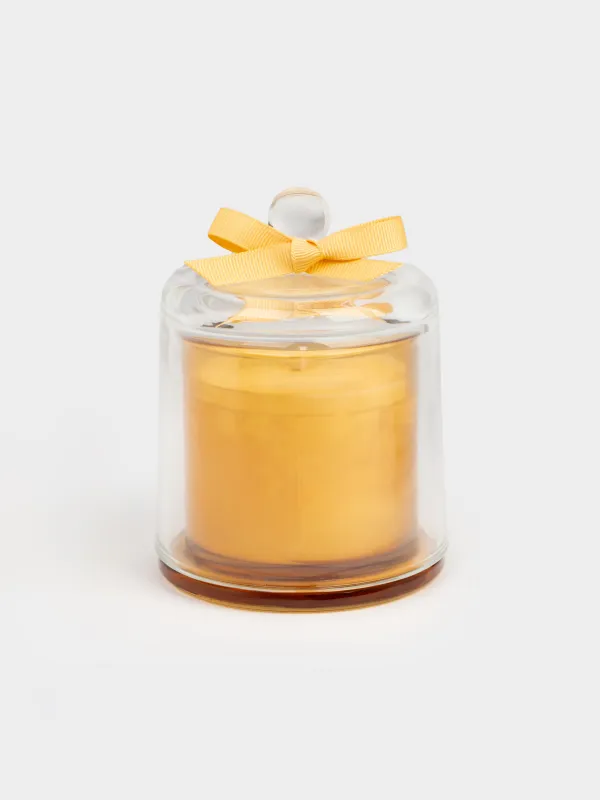 Свеча ароматическая, 11 см, в подсвечнике, с крышкой, стекло, Ocean blossom, Esthetic, image-0