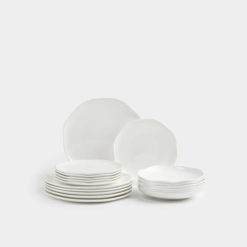 Сервиз обеденный, белый, Galeon