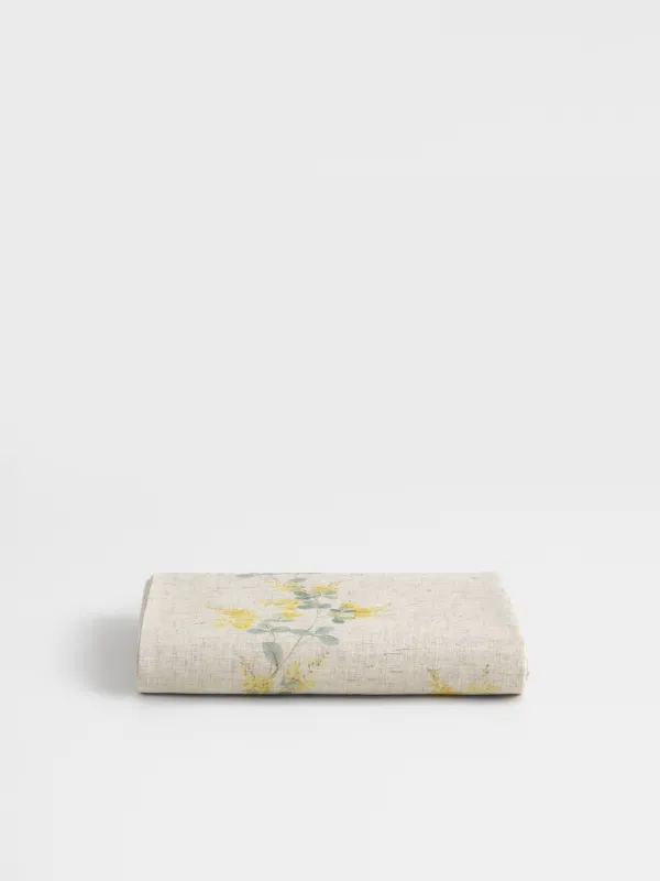Скатерть, 160х160 см, Мимоза, Mimosa flowers, image-6