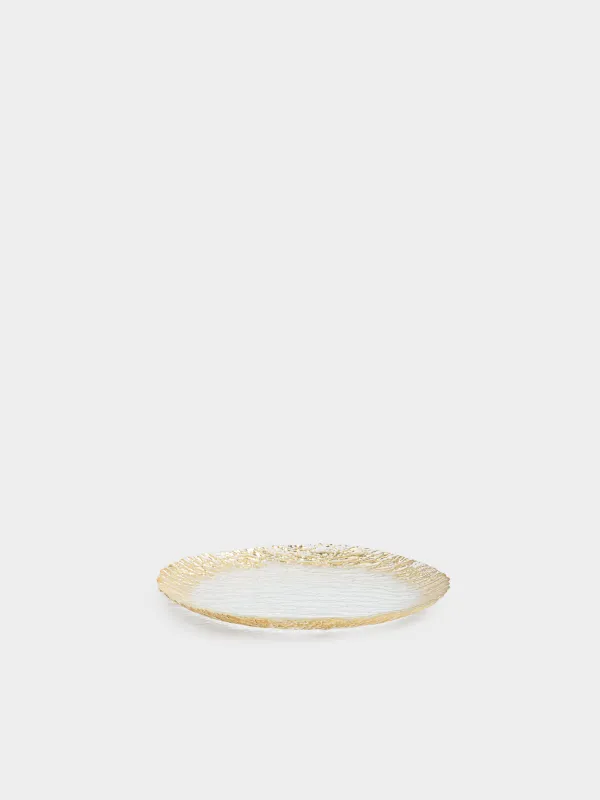 Тарелка обеденная, 28 см, Paradise gold, image-3