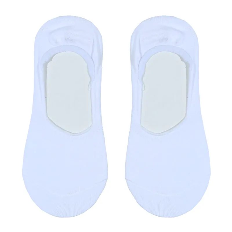 Носки-следки женские, белые, Basic