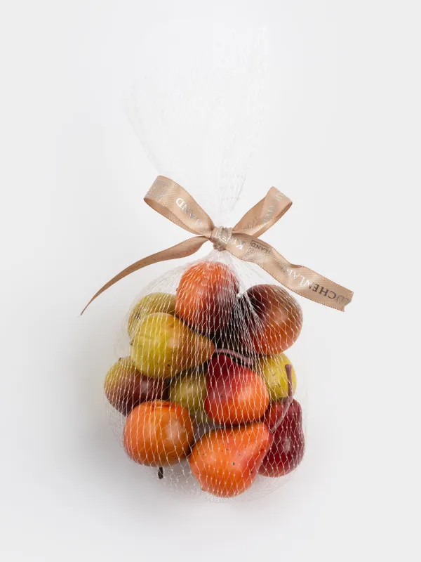 Набор декоративный, 4 см, 12 шт, пенопласт, Яблоко и груша, Fruit decor, image-0