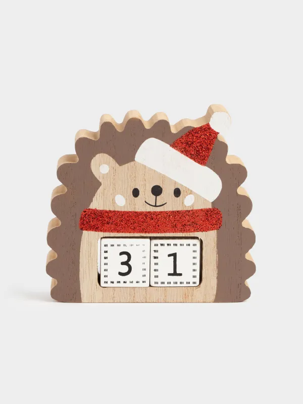 Календарь настольный, 10 см, дерево, Figure wood, image-0