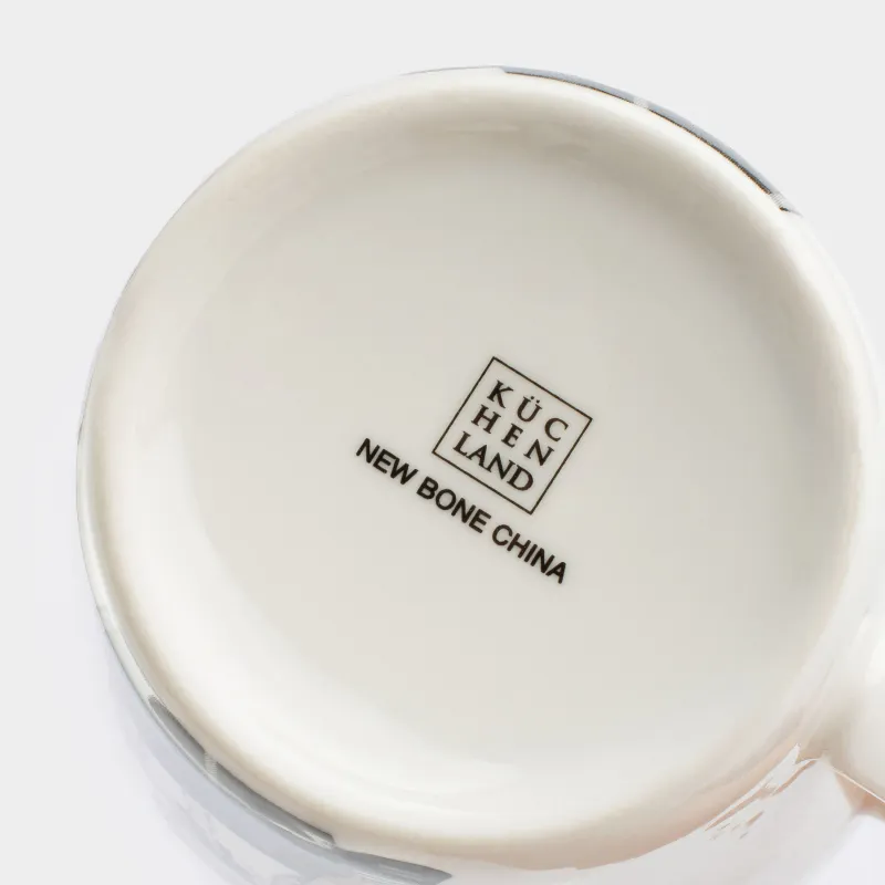 Кружка, 420 мл, фарфор N, белая, Кошка в костюме, On style, image-3