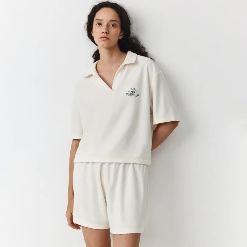 Рубашка женская, с воротником-поло, Pegina