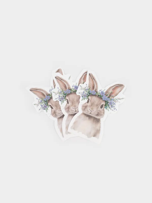 Салфетки бумажные, 25х30 см, 20 шт, Flora Easter, image-3