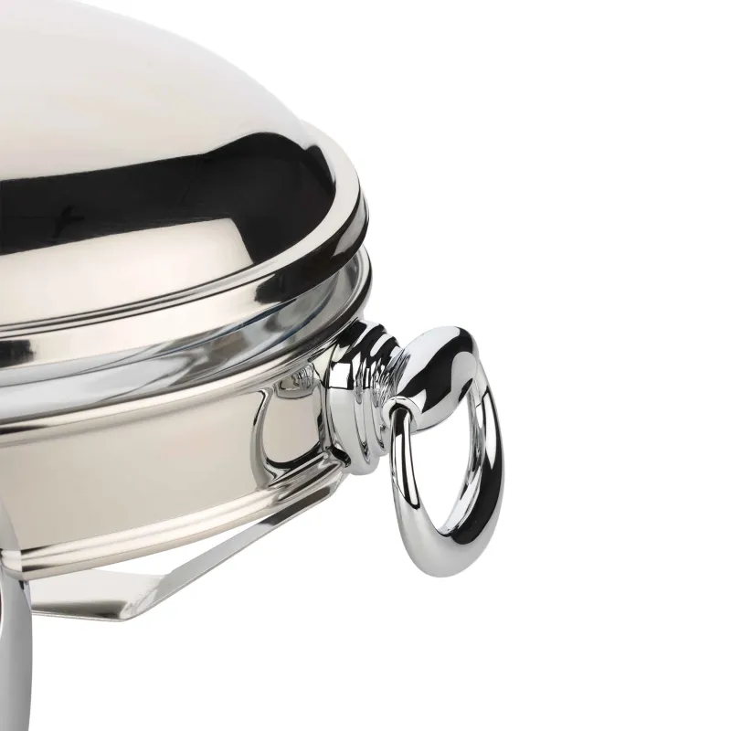 Блюдо с подогревом, 42х25 см, стекло Т/сталь, овальное, Acero, image-6