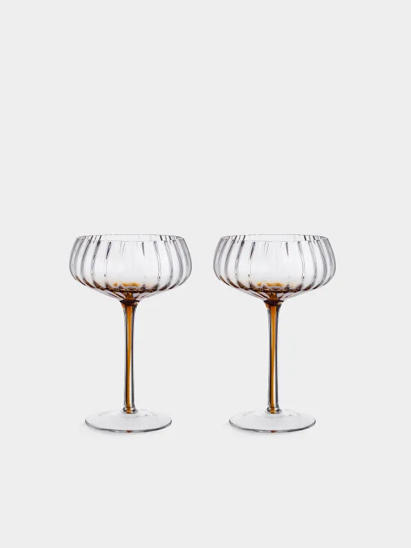 Бокал-креманка для шампанского, 2 шт, с градиентом, Felino, image-0