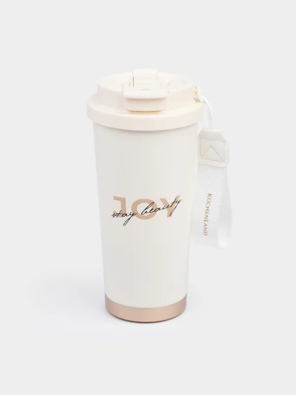 Термокружка, 500 мл, с ремешком, Ballad, image-0