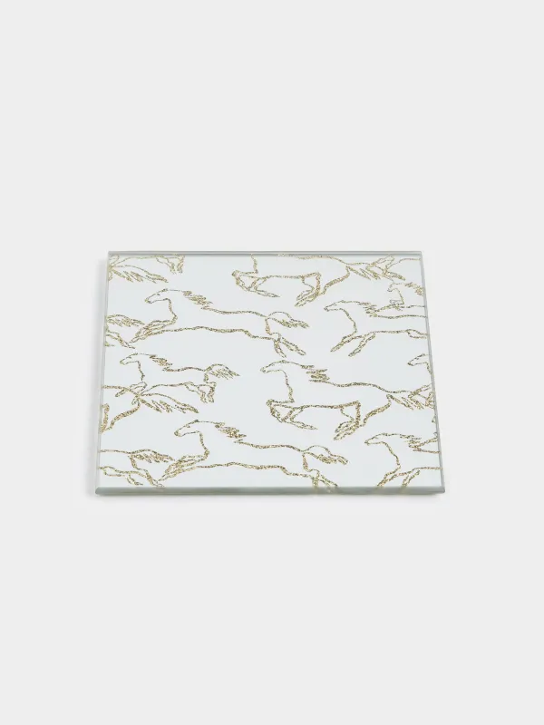 Подставка под кружку, зеркальная, Лошадки, Glossy, image-4