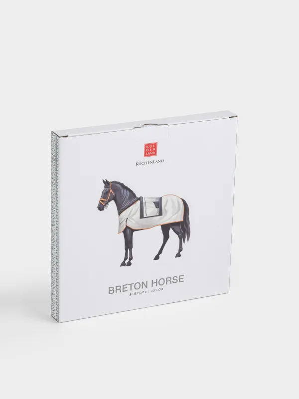 Тарелка закусочная, 21 см, Конь, Breton horse, image-6