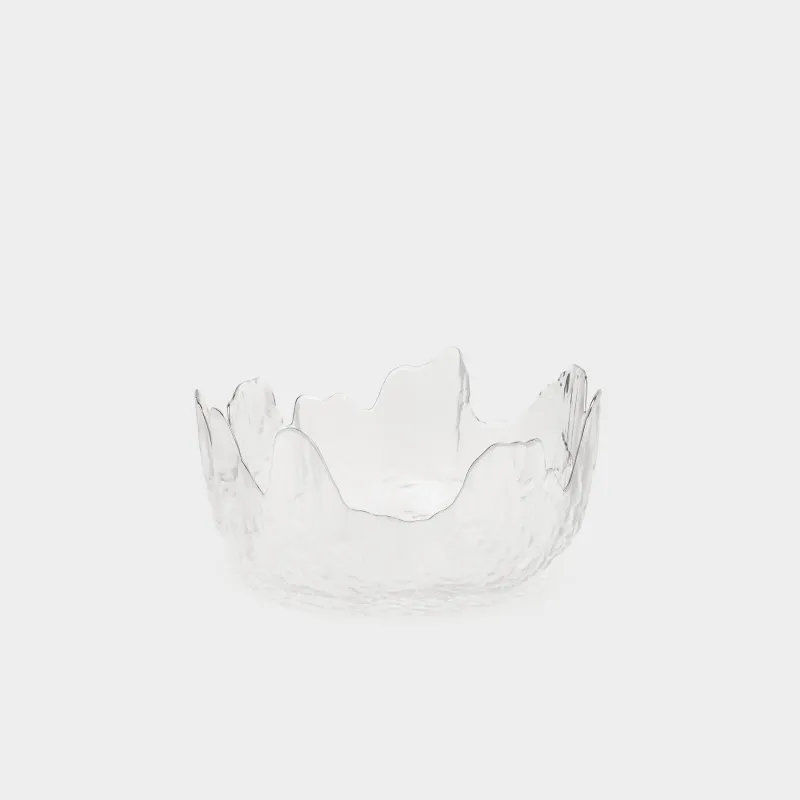 Салатник, 20х9 см, с серебристым кантом, Nautilus silver