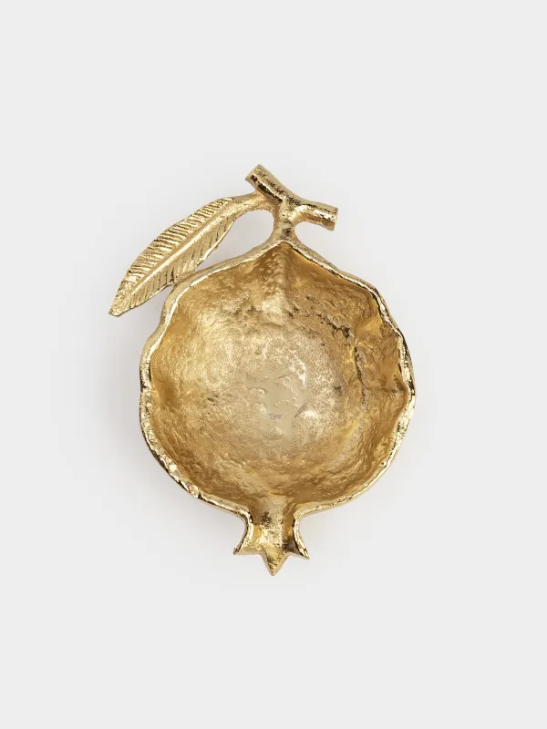 Блюдо декоративное, 19х14 см, металл, золотистое, Гранат, Fantastic gold, image-4