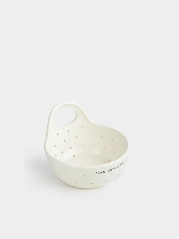 Дуршлаг, 15 см, с ручкой, Crumple font, image-1