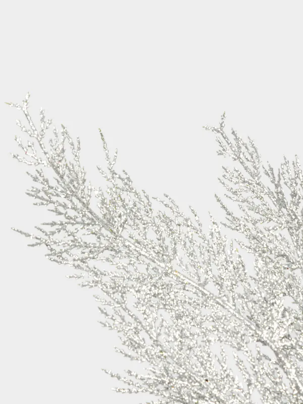 Ветка декоративная, 77 см, Серебристая хвоя, Sparkle decor, image-1
