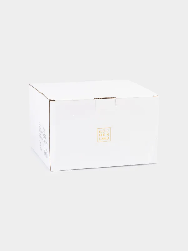 Конфетница, 20х12 см, керамика, молочно-красная, Подарочный мешок, Christmas traditions, image-5