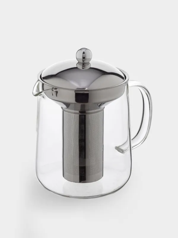 Чайник заварочный, 1,2 л, стекло Б/сталь, Macchiato, image-2