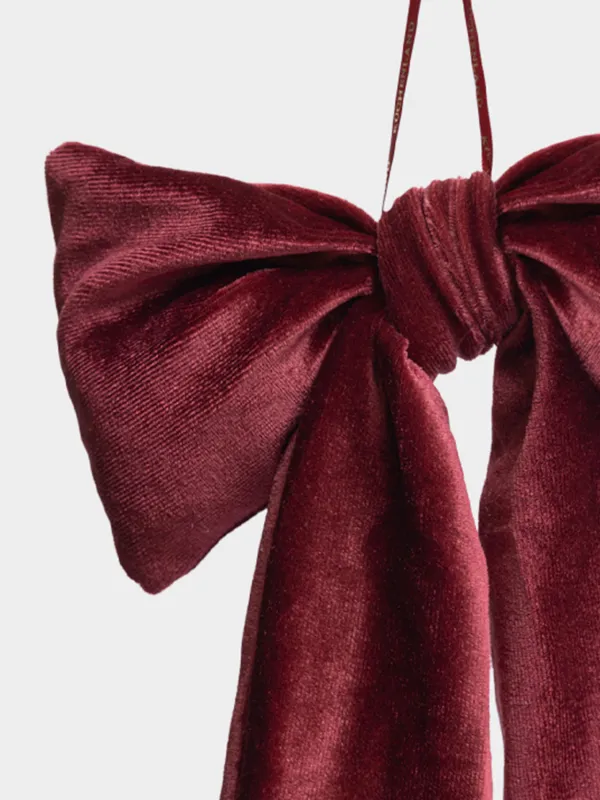 Украшение декоративное, 32 см, Бархатный бант, Vogue bow, image-1