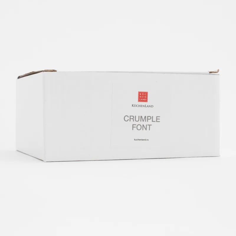 Пара чайная, 1 перс, 2 пр, 460 мл, керамика D, белая, Pause, Crumple font, image-5