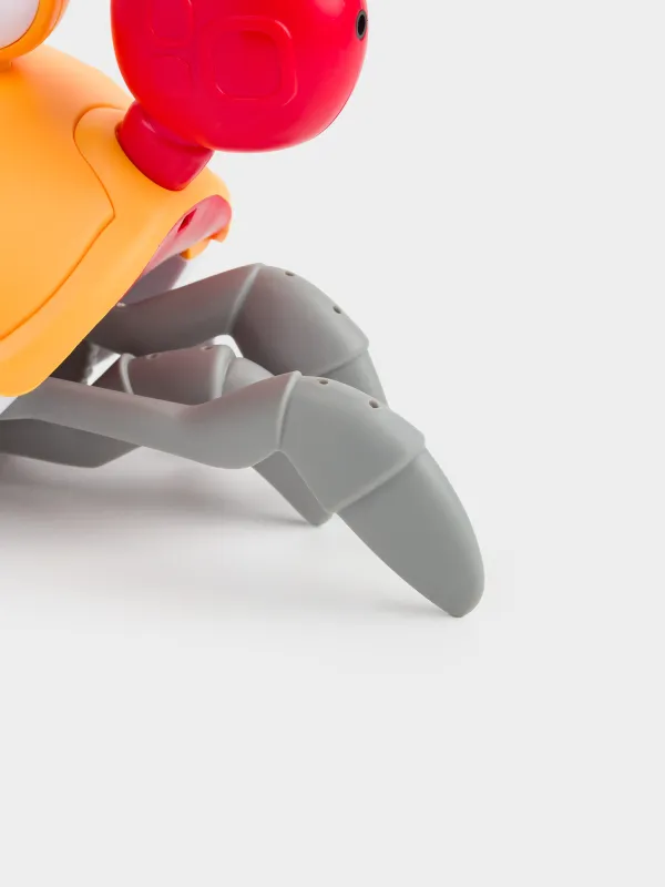 Игрушка, 23 см, музыкальная, с датчиком препятствий, пластик, цветная, Бегающий краб, Underwater, image-4