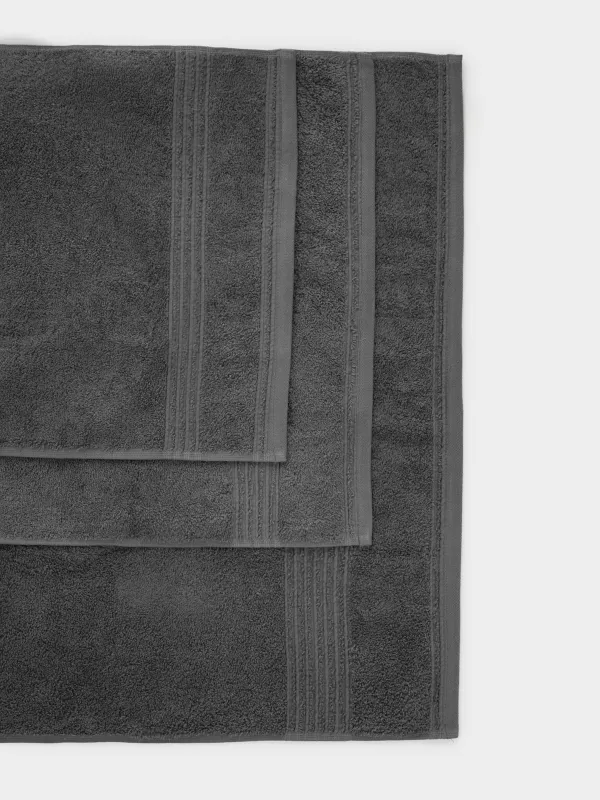 Комплект полотенец, 40х60/50х90/70х140 см, 3 шт, хлопок, графитовый, Natural cotton, image-2
